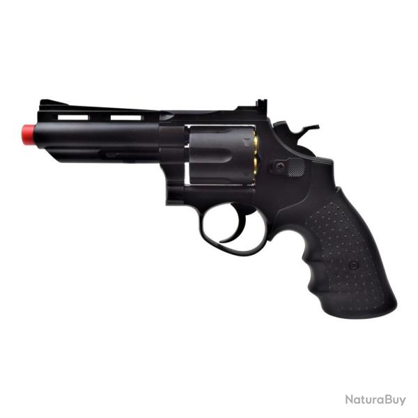 AIRSOFT GAS REVOLVER 4" BLACK