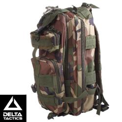 Sac &agrave; dos tactique Woodland MOLLE 25L Delta Tactics - Combat airsoft