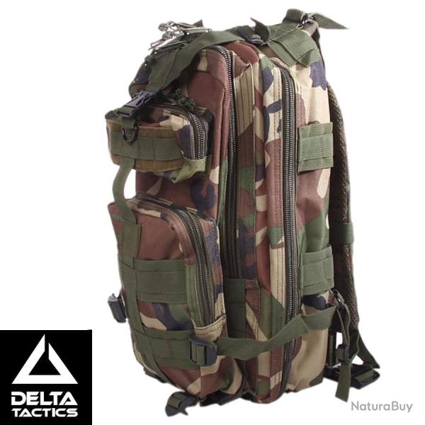 Sac � dos tactique Woodland MOLLE 25L Delta Tactics - Combat airsoft