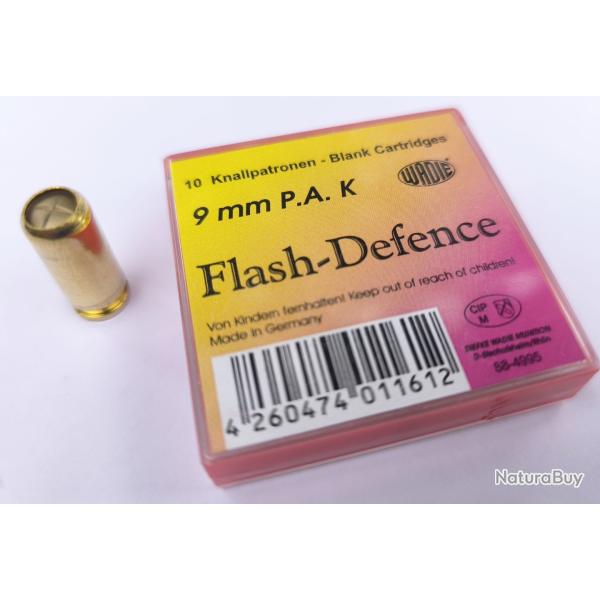 Boite de Cartouches de D�fense FLASH Cal. 9 mm PAK