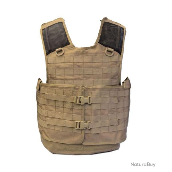 RARE !!gilet porte plaque British Military Solo Tan