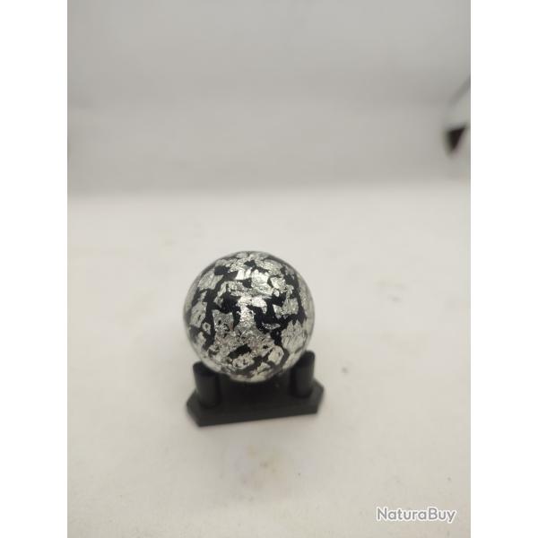 boule blaser et maral feuille d'argent