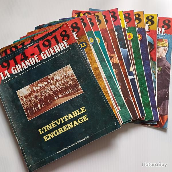 Magazines LA GRANDE GUERRE 1914-1918 (lot de 12)