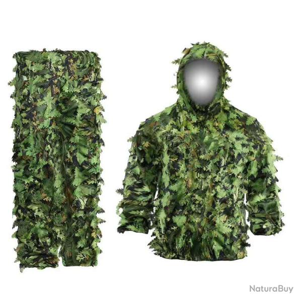 Tenue camouflage 3d - camouflage for�t/plaine printemps - LIVRAISON GRATUITE