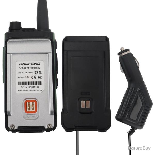 Chargeur allume-cigare pour radio baofeng uv-9r plus/uv-9r pro - LIVRAISON GRATUITE