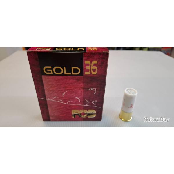 lot de 20 cartouches  FOB GOLD 36 cal 12  cal 12 N�2