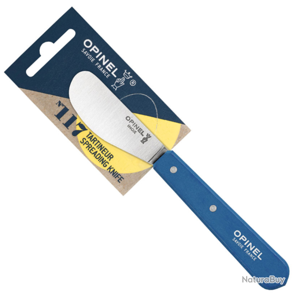 Opinel 117 - 3205B - Tartineur couleur bleu