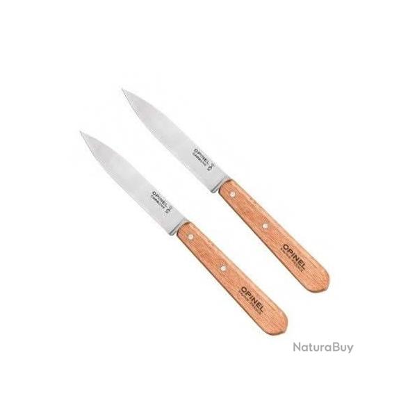 Opinel Boite de 2 Couteaux d'Office N�102 Carbone