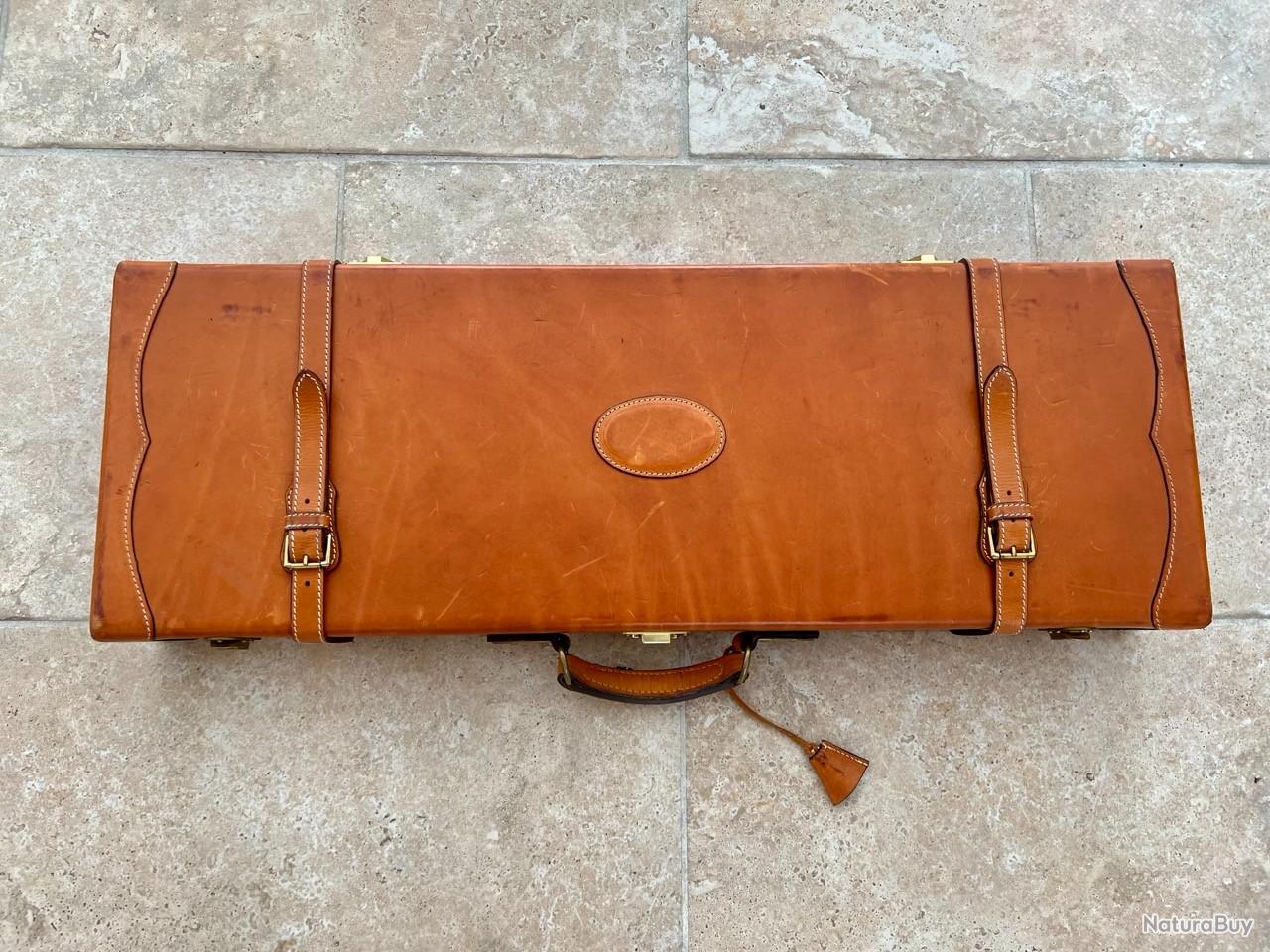 Valise à Fusil Démonté En Cuir - Artisan France - Occasion Bel état