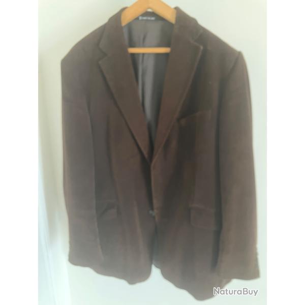 Veste apr�s chasse velours saint hilaire 52