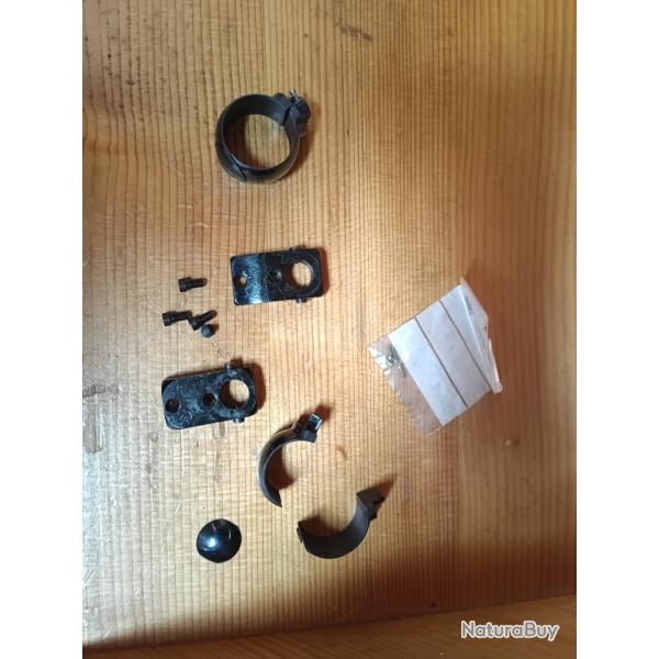 Montage complet rglable BLR 81 Browning 25,4 / 1" acier made in USA trs lger sans asprits