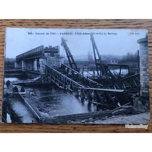 Carte postale: Parmain, l'Isle-Adam 1914