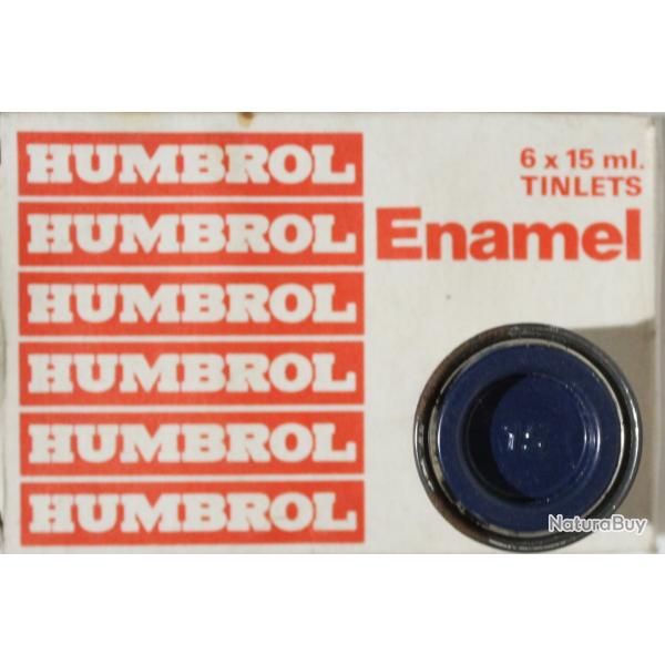 Pot de peinture Humbrol - Enamel No 15 Midnight Blue - 1/2 Oz