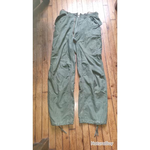 Pantalon Shell US Militaire Vert Olive 1952 OG-107