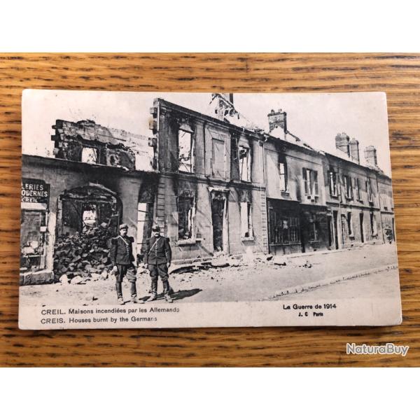 Carte postale: Creil 1914