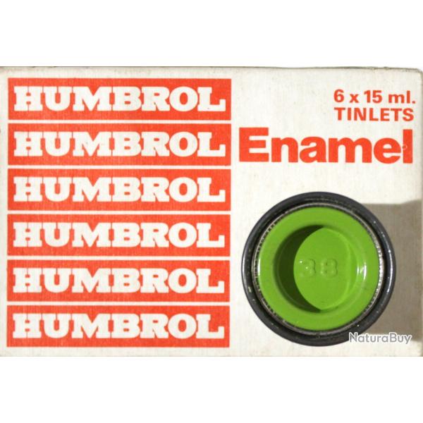 Pot de peinture Humbrol - Enamel No 38 Lime - 1/2 Oz