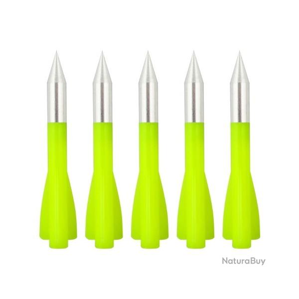 Set de 5 traits 3" pour arbalte  bille d'acier