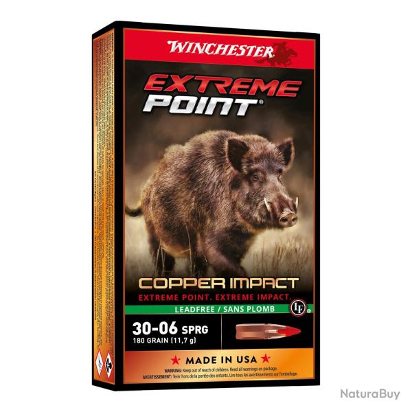 WINCHESTER 30-06 SPRG EXTREME POINT 180gr x20