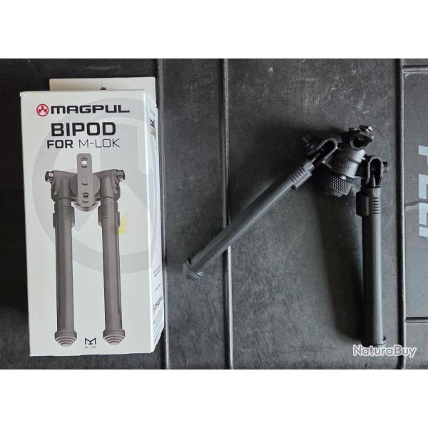 Bipied MAGPUL Noir 7 positions fixation M-LOK 6,8-10,3"