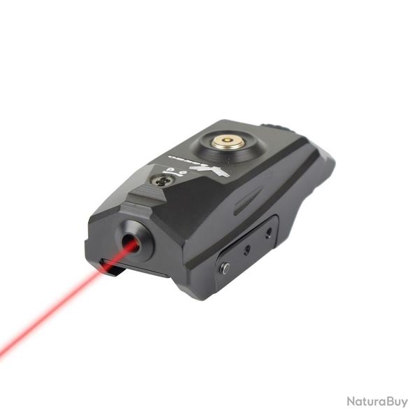 Vis�e laser rouge pour pistolet - rechargeable usb