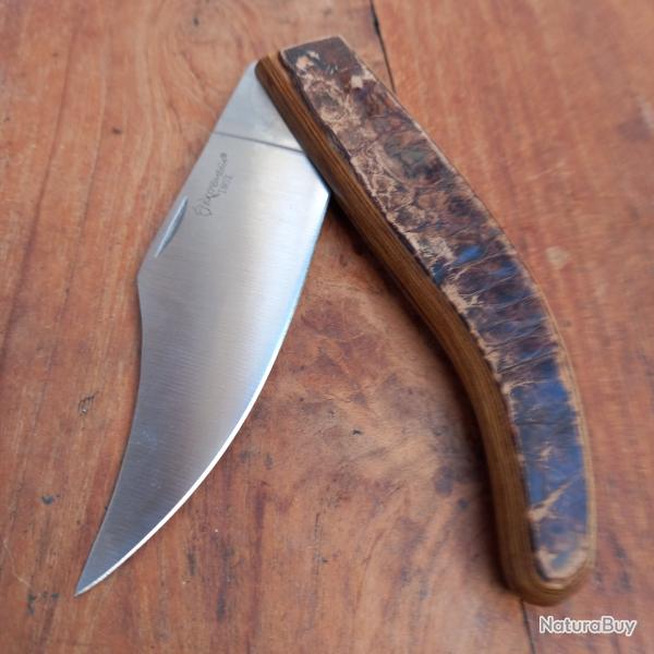 Unique Couteau EXTRME�IA ESPAGNE Manche en Bois et CROCO