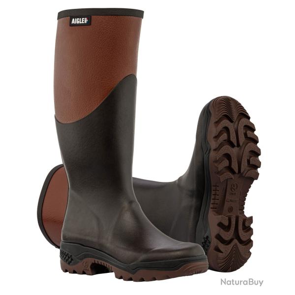 BOTTES AIGLE PARCOURS 2 BRUN - FEMME - P.38