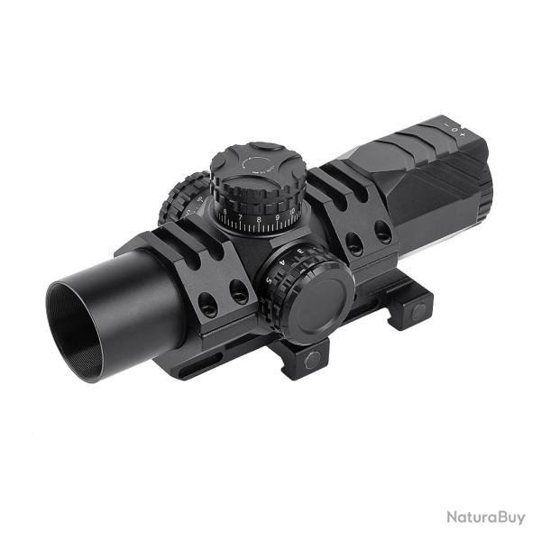 Lunette de Vis�e 3x - Aluminium, R�ticule Rouge/Vert, CR2032