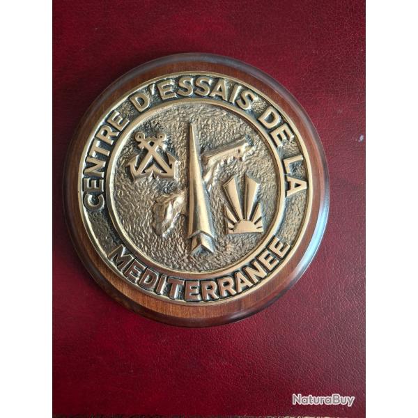 Rare Grande m�daille du Centre d'essais de la m�diterran�e Toulon