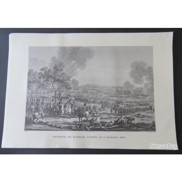 Gravure de la Bataille de wagram