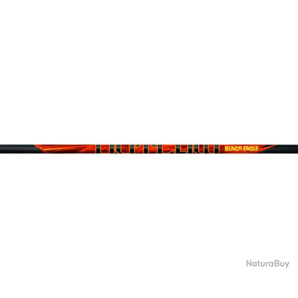 Fl�che mont�e Outlaw 0,005 pouce avec plumes naturelles Black Eagle 600 x 6