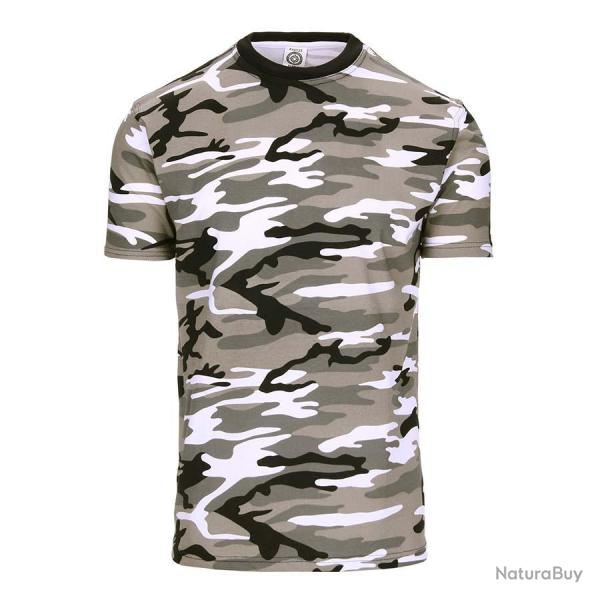 Tee-shirt camouflage 100% coton (Couleur Camouflage Urban, Taille 2XL)