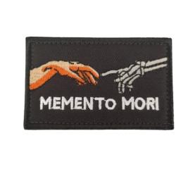Ecusson/patch - Memento Mori - velcro - Livraison gratuite