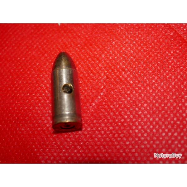 Cartouche inerte de 9 x 19 mm nickel�e FN d'origine