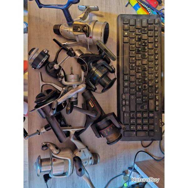 Lot moulinets divers marques