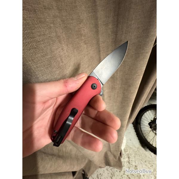 Kizer Gemini mini rouge lame noire s�rie limit�e collaboration avec Ray Laconico