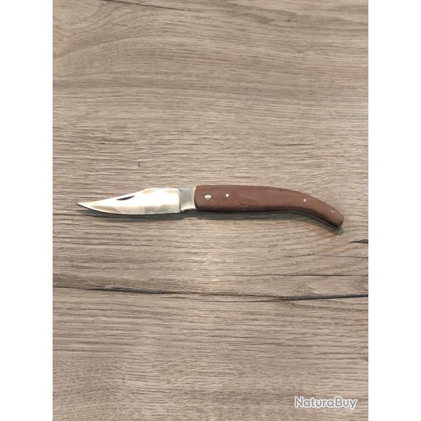 Couteau pliant manche en bois possibilit� de le personnaliser