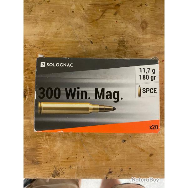 Munitions carabine 300 WM