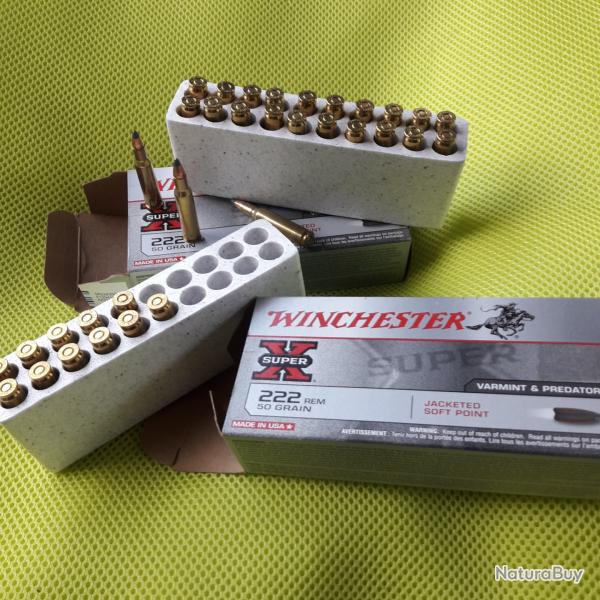 Balles de 222 Remington...