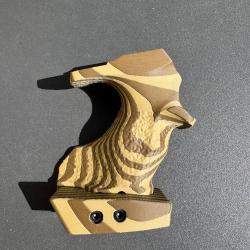 Crosse Bicolore Polym&egrave;re pour pistolet STEYR LP1/LP2/LP5/LP10/LP50 - conforme ISSF 2026