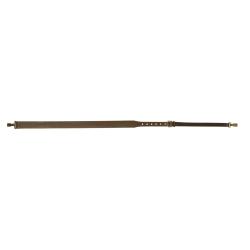 Bretelle fusil en cro&ucirc;te de cuir, mousquetons - Country Sellerie