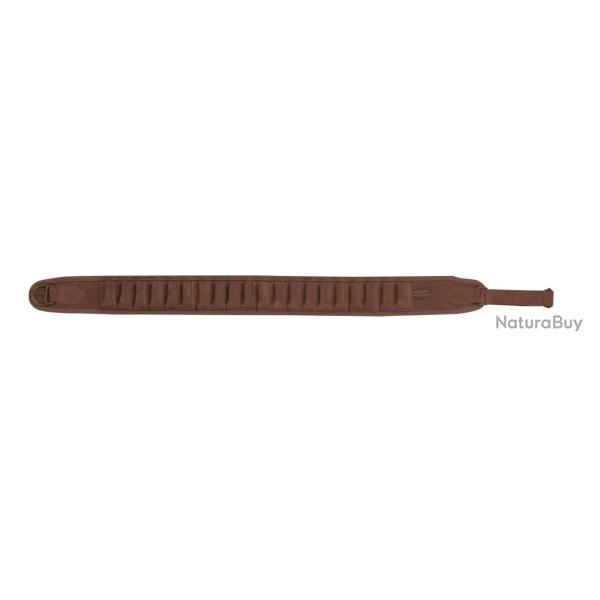 Cartouchi�re daim velours marron � tubes - Country Sellerie Marron Cal. 12