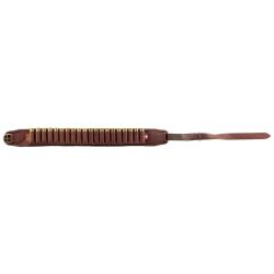 Cartouchi&egrave;res croupon cir&eacute; marron &agrave; tubes - Country Sellerie Marron Cal. 20