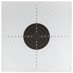 100 cartons-cibles 53 x 53 cm C50 blancs