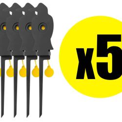 Pack Cible mobile corbeau pour armes calibre 4.5 mm (x5)