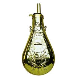 Poire &agrave; poudre Zouave en laiton cal. .58 .58 PN