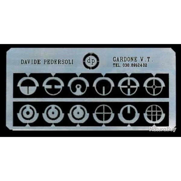 Kit 12 inserts interchangeables - Davide Pedersoli