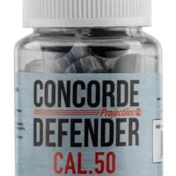 Cal. 50 - Billes de D&eacute;fense &agrave; ailettes caoutchouc - Pot de 30 munitions Sniper .50 Air
