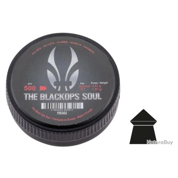 Plombs The Black Ops Soul � t�te pointue cal. 4,5 mm 4.5 mm