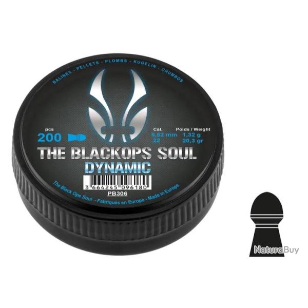 Plombs The Black Ops Soul DYNAMIC Cal. 5,5 mm 5,5 mm