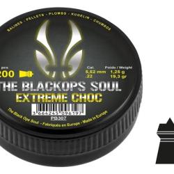Plombs The Black Ops Soul EXTREM CHOC Cal. 5,5 mm 5,5 mm